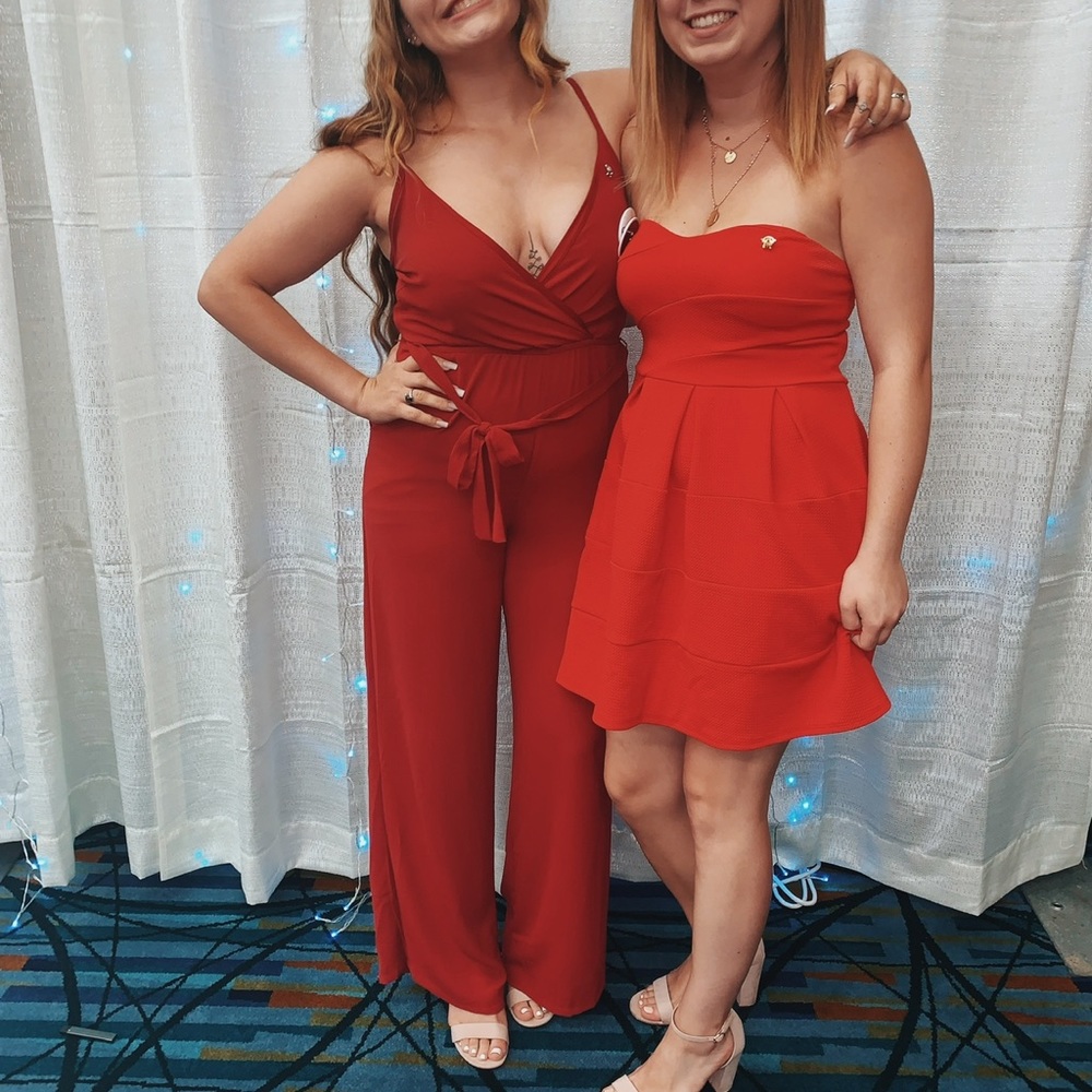 Medium red jumpsuit